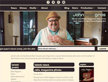Tablet Screenshot of johnpapagros.com